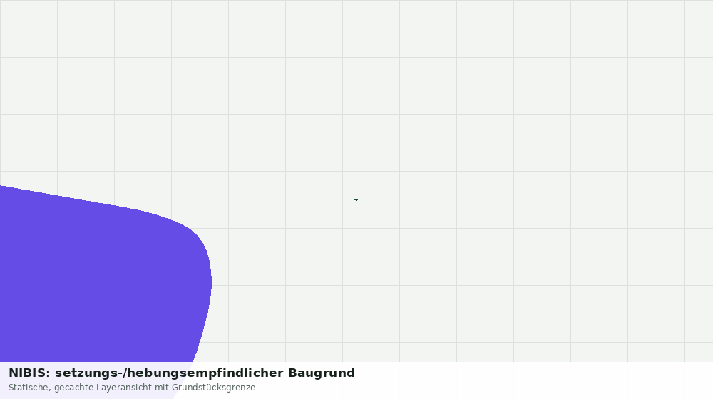 Statische Kartenansicht: NIBIS: setzungs-/hebungsempfindlicher Baugrund