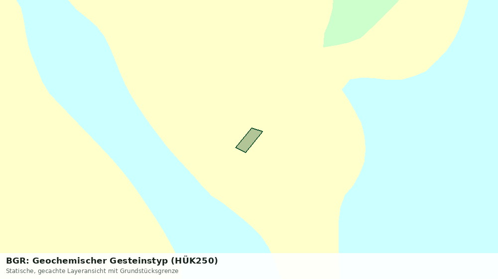 Statische Kartenansicht: BGR: Geochemischer Gesteinstyp (HÜK250)