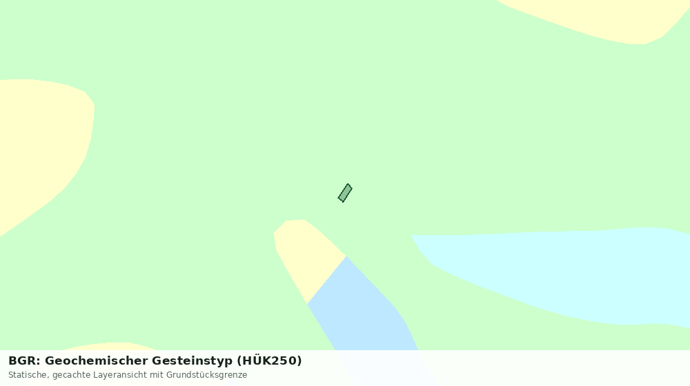 Statische Kartenansicht: BGR: Geochemischer Gesteinstyp (HÜK250)