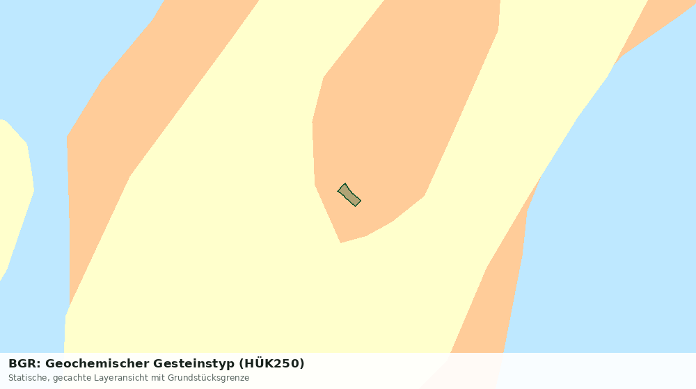 Statische Kartenansicht: BGR: Geochemischer Gesteinstyp (HÜK250)
