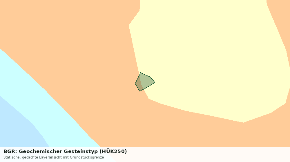 Statische Kartenansicht: BGR: Geochemischer Gesteinstyp (HÜK250)