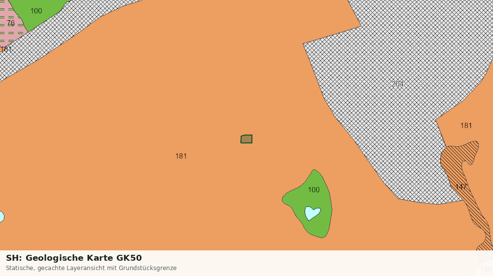 Statische Kartenansicht: SH: Geologische Karte GK50