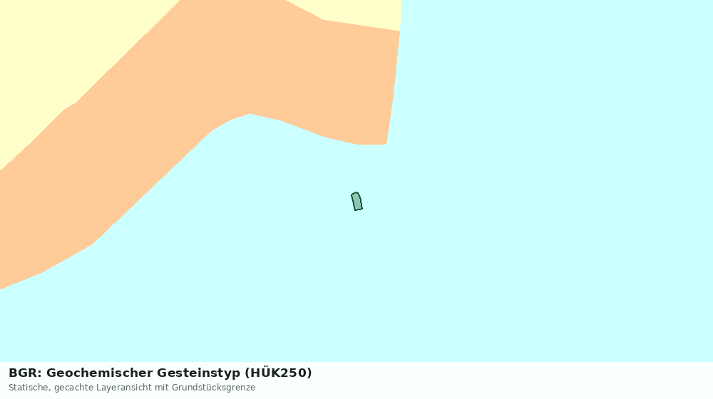Statische Kartenansicht: BGR: Geochemischer Gesteinstyp (HÜK250)