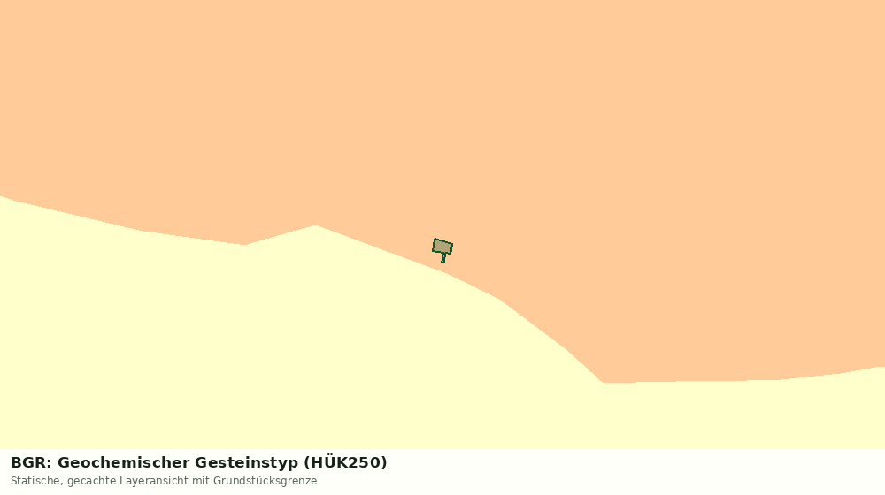 Statische Kartenansicht: BGR: Geochemischer Gesteinstyp (HÜK250)
