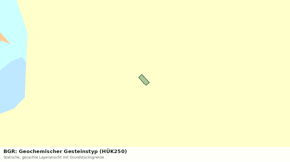 Statische Kartenansicht: BGR: Geochemischer Gesteinstyp (HÜK250)
