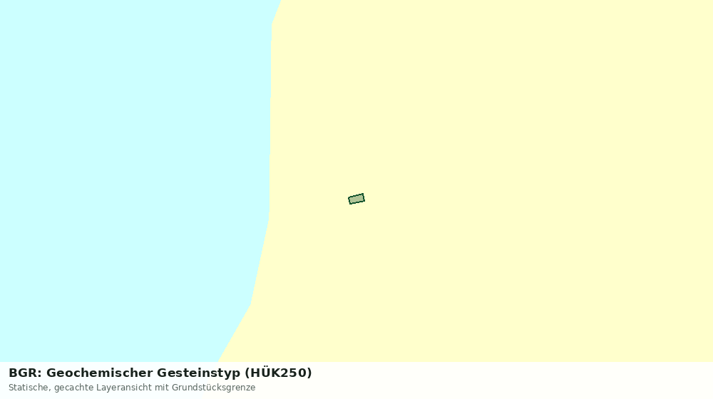Statische Kartenansicht: BGR: Geochemischer Gesteinstyp (HÜK250)