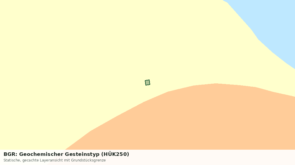 Statische Kartenansicht: BGR: Geochemischer Gesteinstyp (HÜK250)