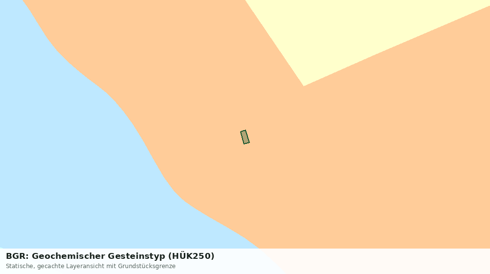 Statische Kartenansicht: BGR: Geochemischer Gesteinstyp (HÜK250)