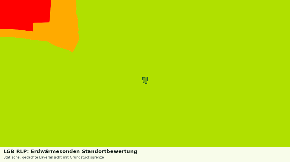 Statische Kartenansicht: LGB RLP: Erdwärmesonden Standortbewertung