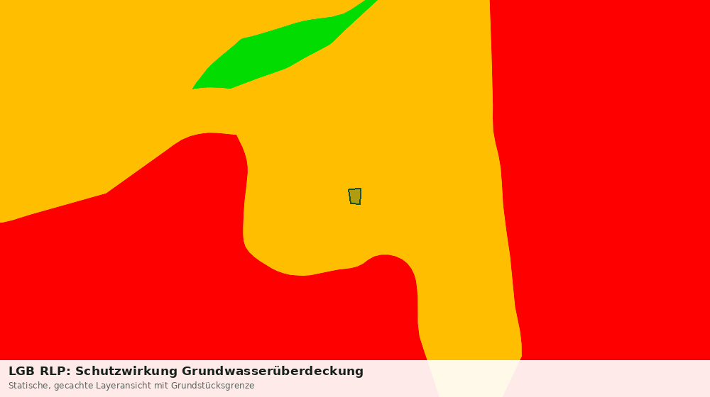 Statische Kartenansicht: LGB RLP: Schutzwirkung Grundwasserüberdeckung