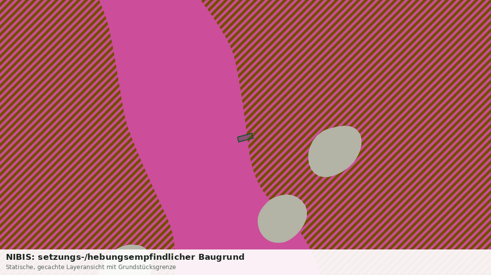 Statische Kartenansicht: NIBIS: setzungs-/hebungsempfindlicher Baugrund