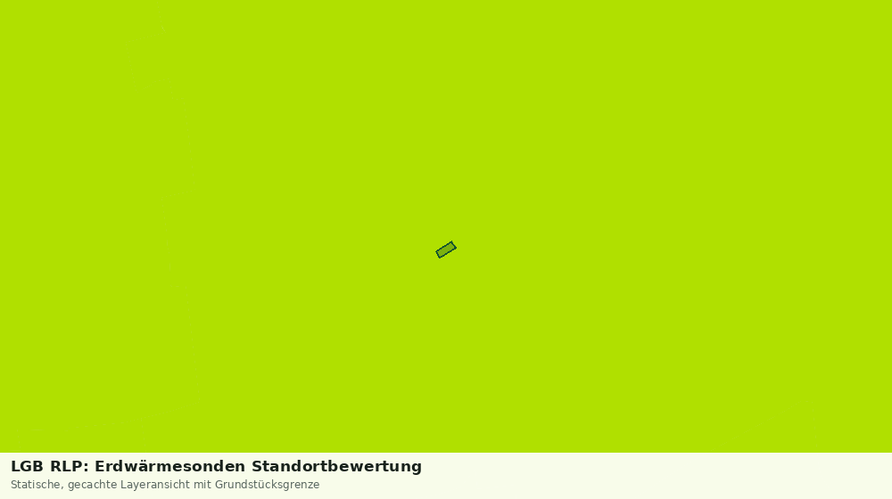 Statische Kartenansicht: LGB RLP: Erdwärmesonden Standortbewertung