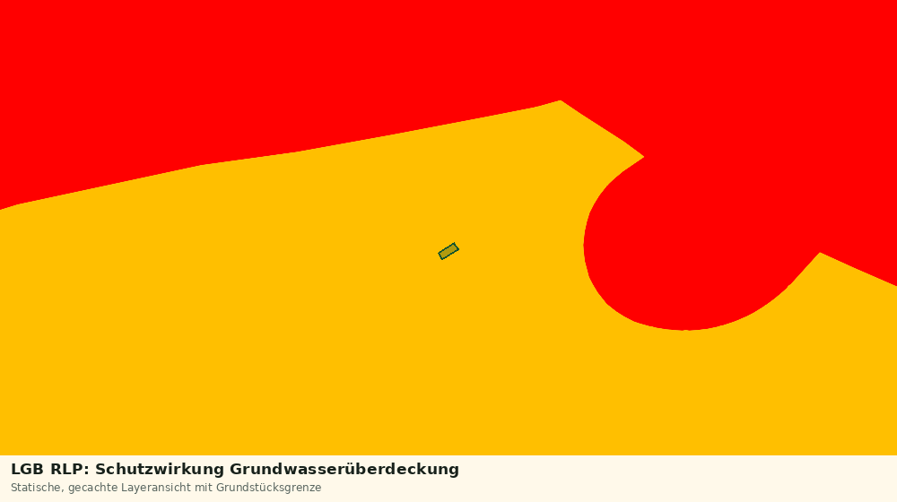 Statische Kartenansicht: LGB RLP: Schutzwirkung Grundwasserüberdeckung