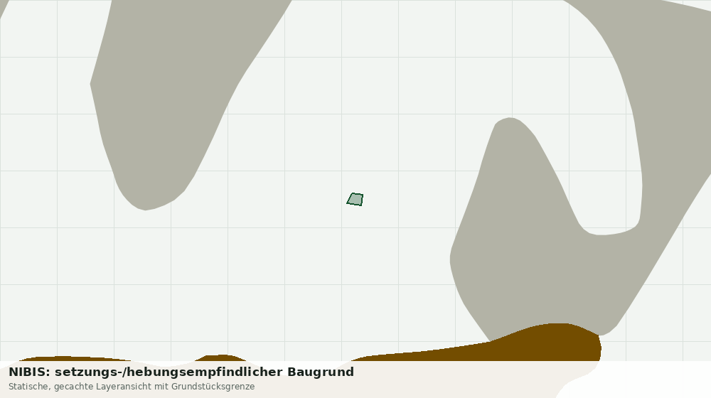 Statische Kartenansicht: NIBIS: setzungs-/hebungsempfindlicher Baugrund