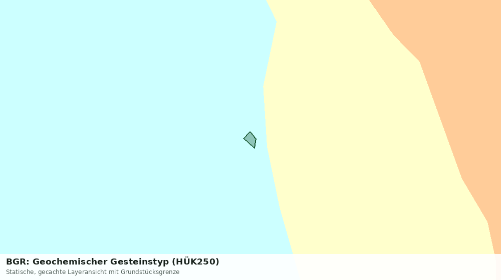 Statische Kartenansicht: BGR: Geochemischer Gesteinstyp (HÜK250)