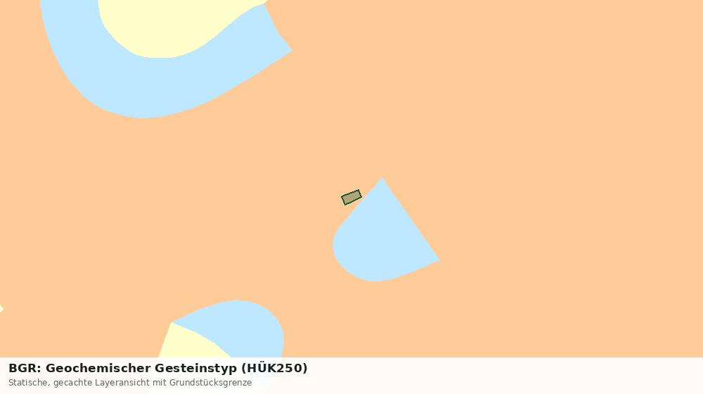 Statische Kartenansicht: BGR: Geochemischer Gesteinstyp (HÜK250)
