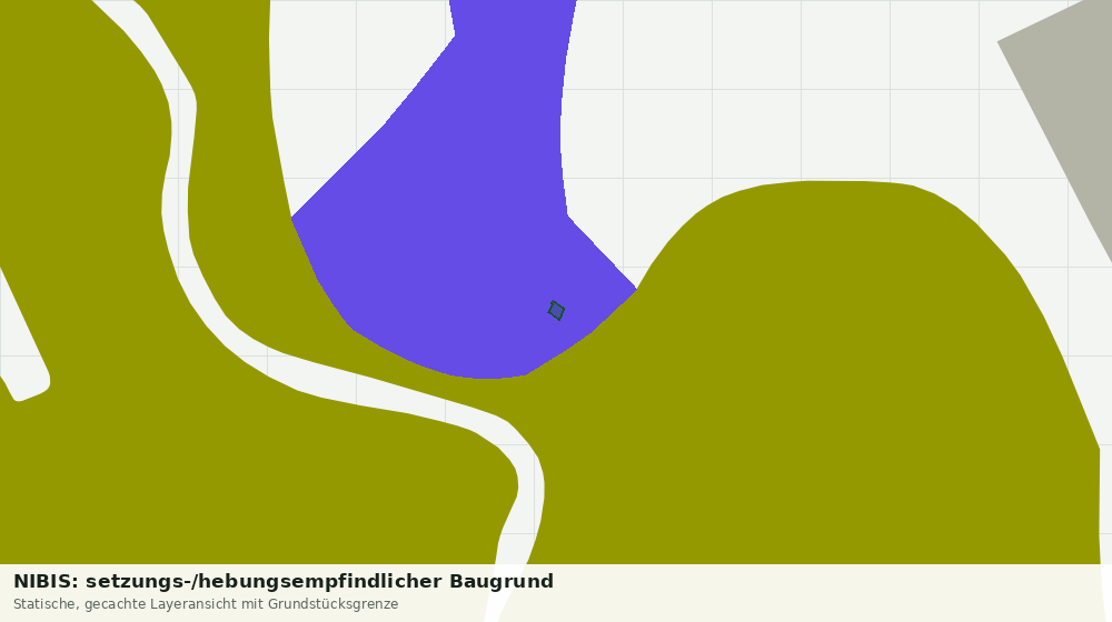 Statische Kartenansicht: NIBIS: setzungs-/hebungsempfindlicher Baugrund
