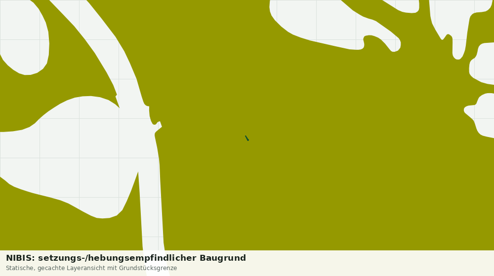 Statische Kartenansicht: NIBIS: setzungs-/hebungsempfindlicher Baugrund
