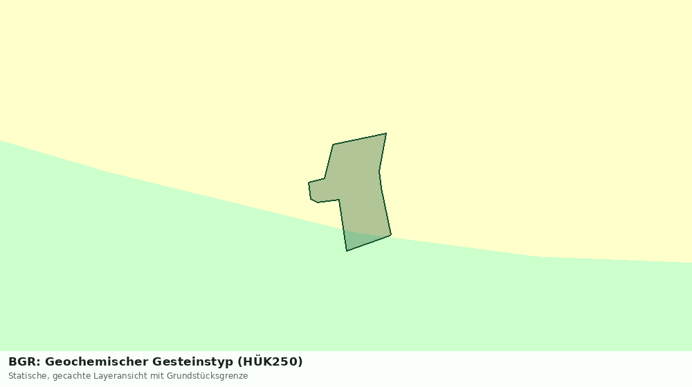 Statische Kartenansicht: BGR: Geochemischer Gesteinstyp (HÜK250)