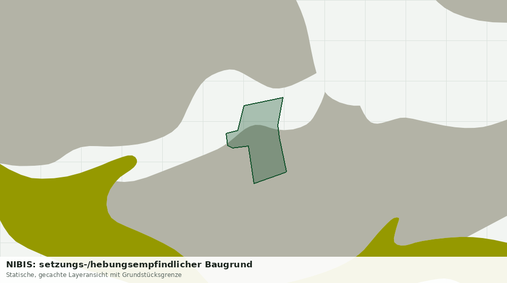 Statische Kartenansicht: NIBIS: setzungs-/hebungsempfindlicher Baugrund