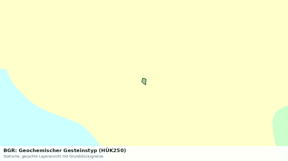 Statische Kartenansicht: BGR: Geochemischer Gesteinstyp (HÜK250)