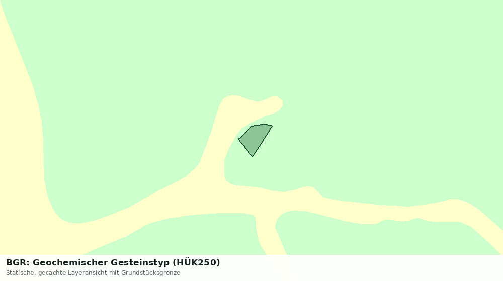 Statische Kartenansicht: BGR: Geochemischer Gesteinstyp (HÜK250)