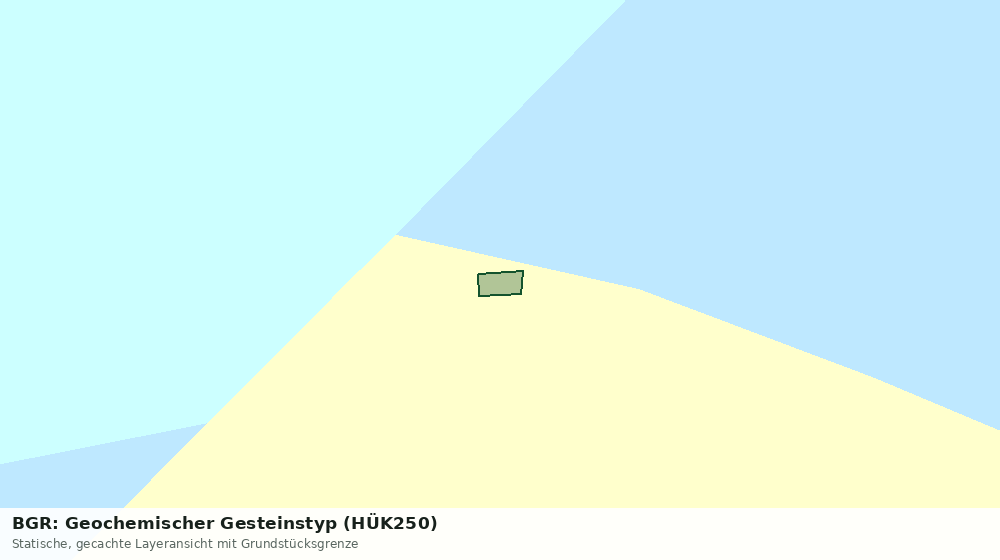 Statische Kartenansicht: BGR: Geochemischer Gesteinstyp (HÜK250)