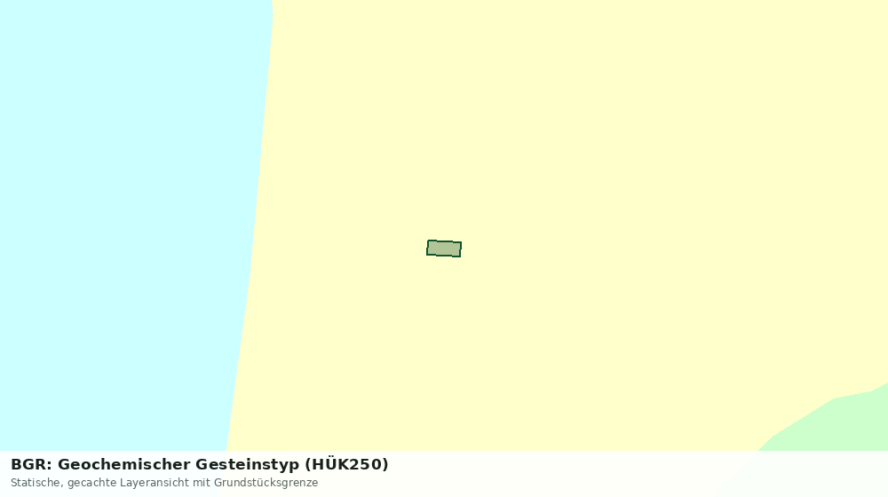Statische Kartenansicht: BGR: Geochemischer Gesteinstyp (HÜK250)