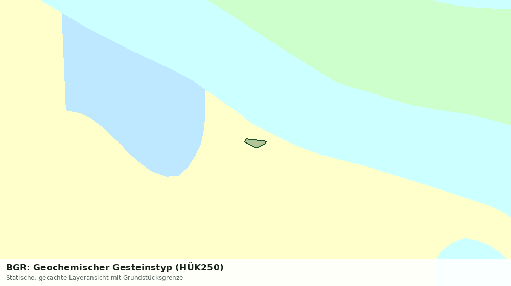 Statische Kartenansicht: BGR: Geochemischer Gesteinstyp (HÜK250)