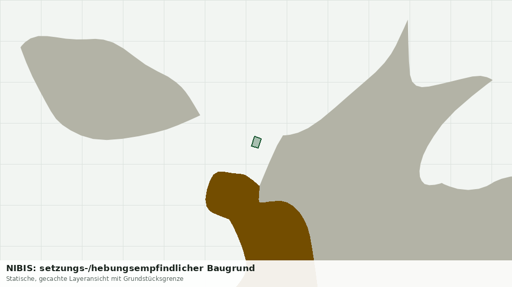 Statische Kartenansicht: NIBIS: setzungs-/hebungsempfindlicher Baugrund