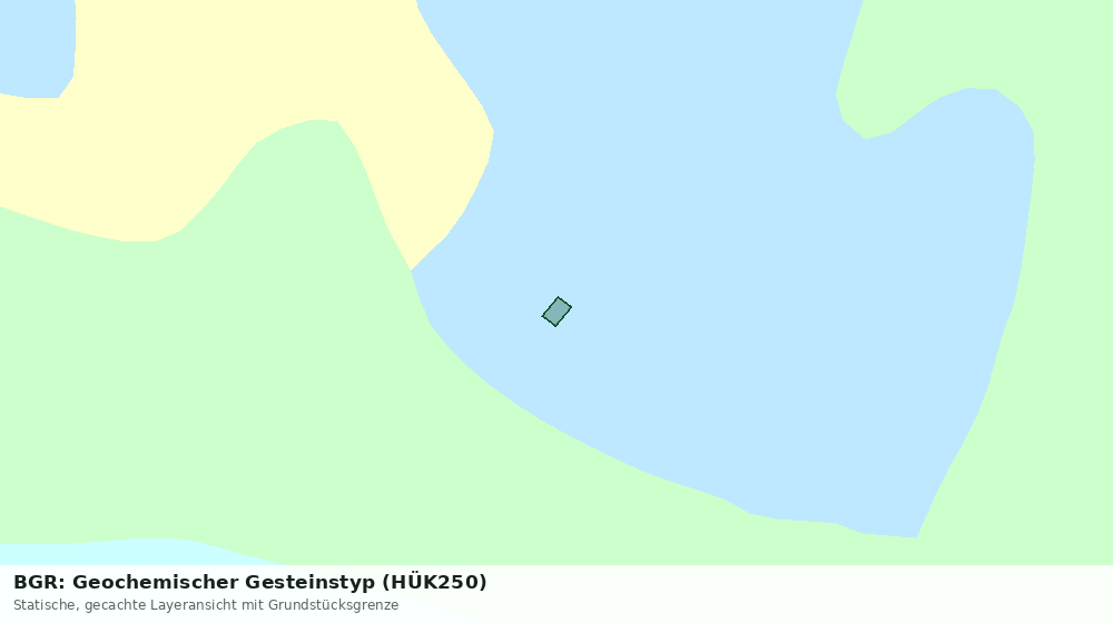 Statische Kartenansicht: BGR: Geochemischer Gesteinstyp (HÜK250)