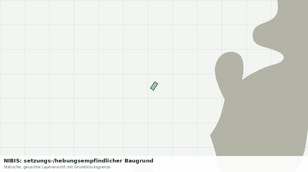 Statische Kartenansicht: NIBIS: setzungs-/hebungsempfindlicher Baugrund