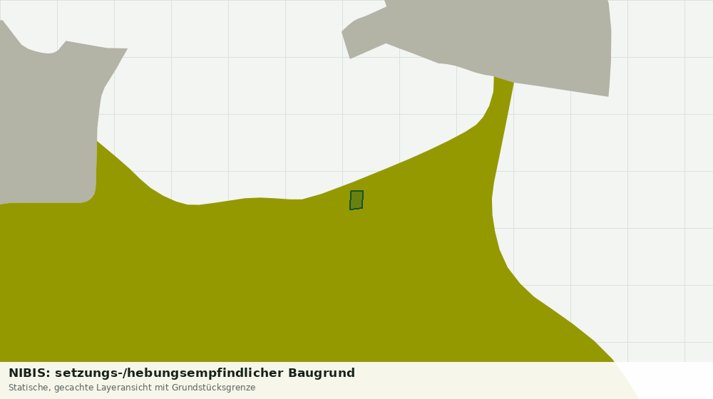 Statische Kartenansicht: NIBIS: setzungs-/hebungsempfindlicher Baugrund