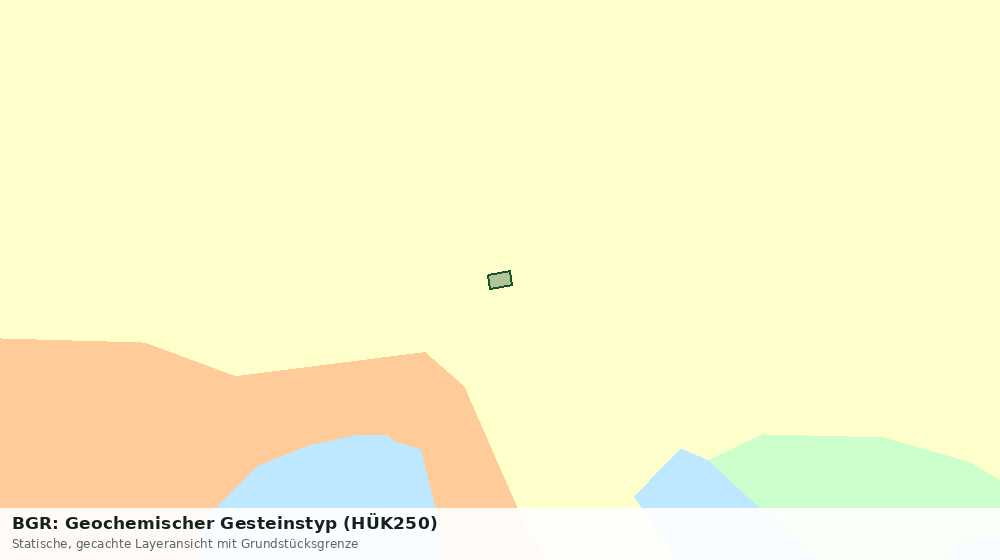 Statische Kartenansicht: BGR: Geochemischer Gesteinstyp (HÜK250)