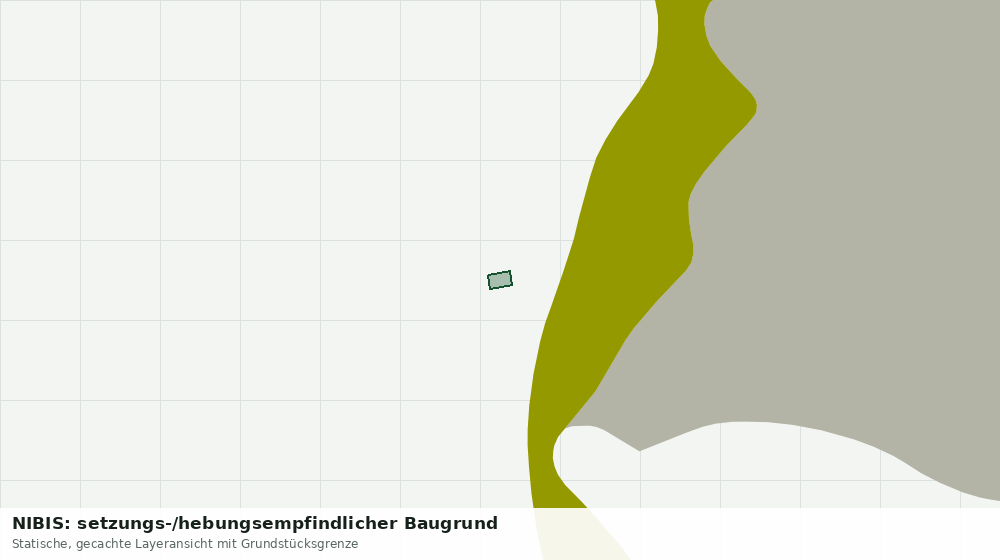 Statische Kartenansicht: NIBIS: setzungs-/hebungsempfindlicher Baugrund