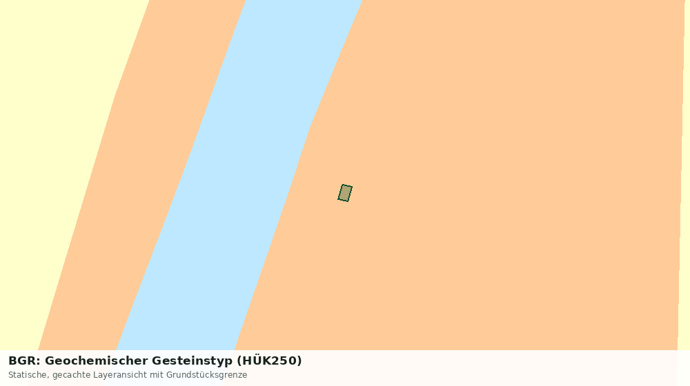 Statische Kartenansicht: BGR: Geochemischer Gesteinstyp (HÜK250)