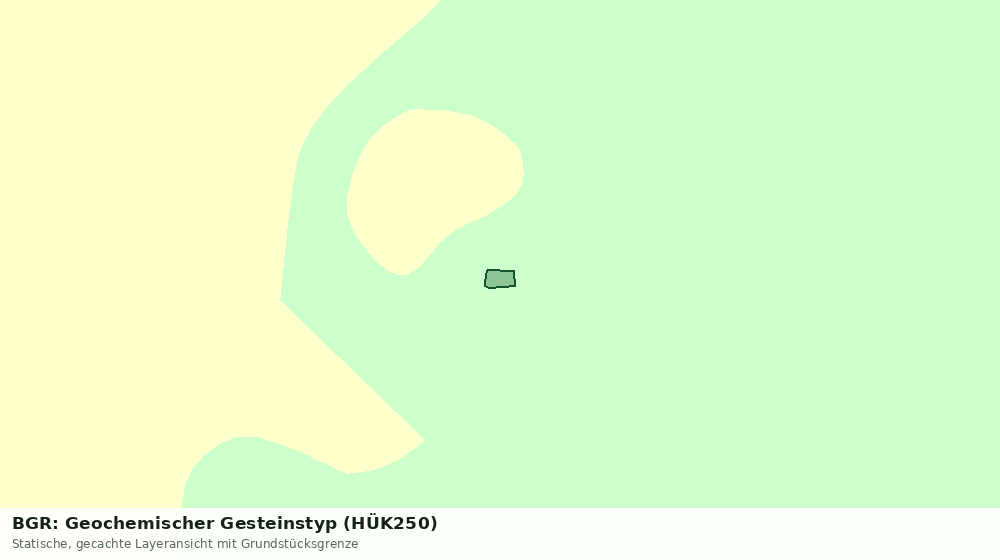 Statische Kartenansicht: BGR: Geochemischer Gesteinstyp (HÜK250)