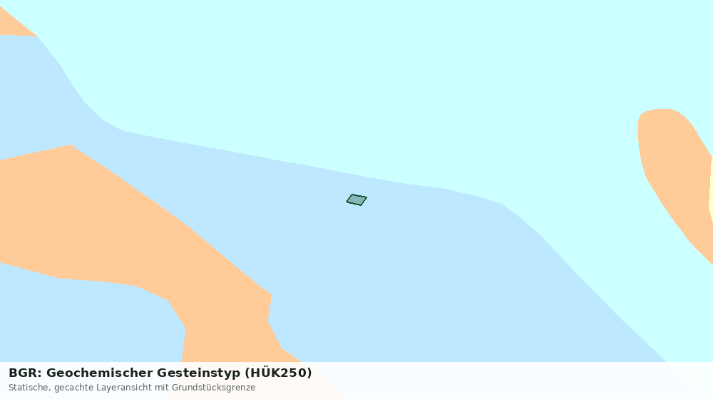 Statische Kartenansicht: BGR: Geochemischer Gesteinstyp (HÜK250)