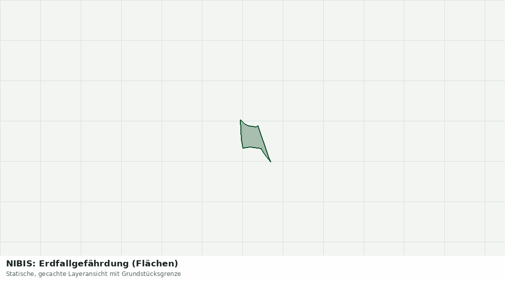 Statische Kartenansicht: NIBIS: Erdfallgefährdung (Flächen)