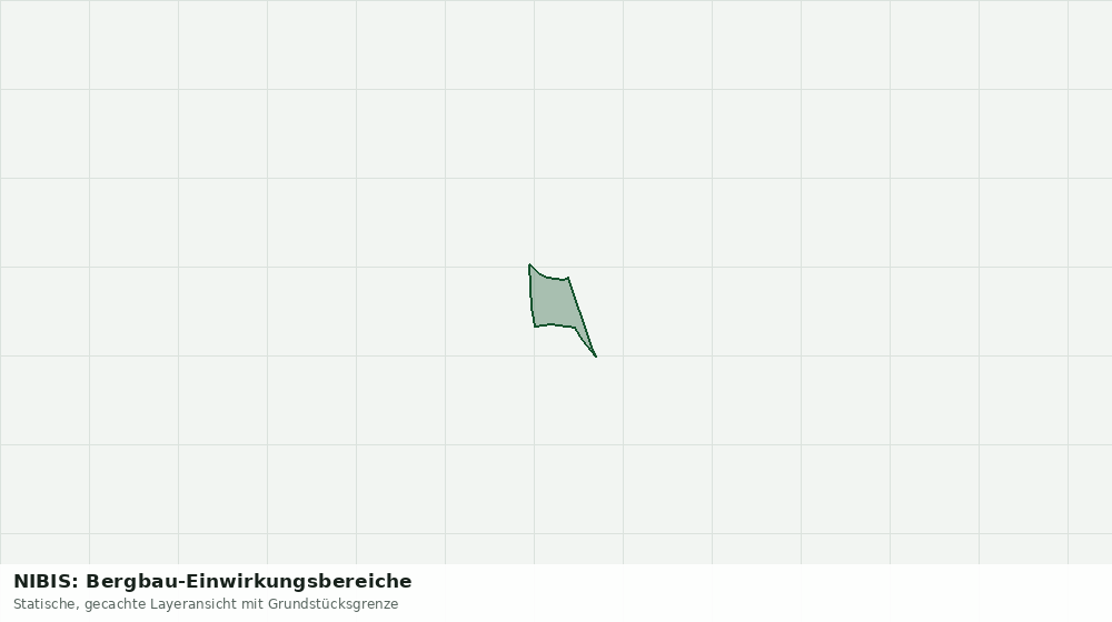 Statische Kartenansicht: NIBIS: Bergbau-Einwirkungsbereiche