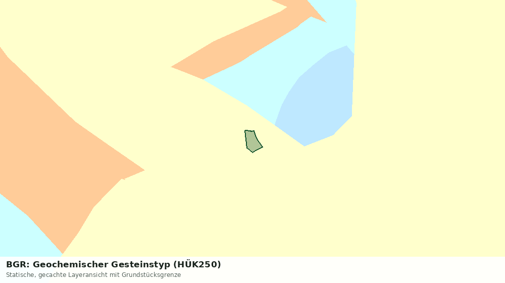 Statische Kartenansicht: BGR: Geochemischer Gesteinstyp (HÜK250)
