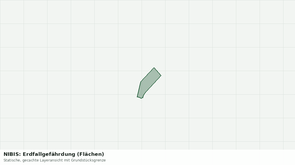 Statische Kartenansicht: NIBIS: Erdfallgefährdung (Flächen)