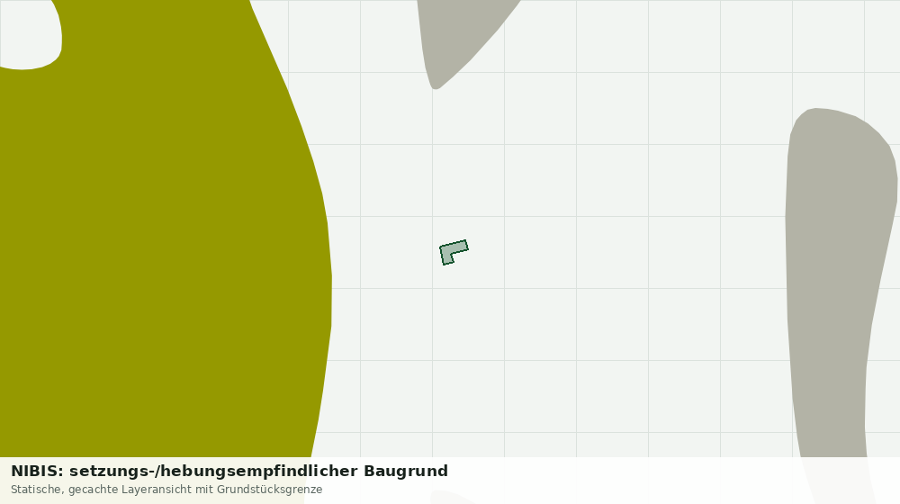 Statische Kartenansicht: NIBIS: setzungs-/hebungsempfindlicher Baugrund