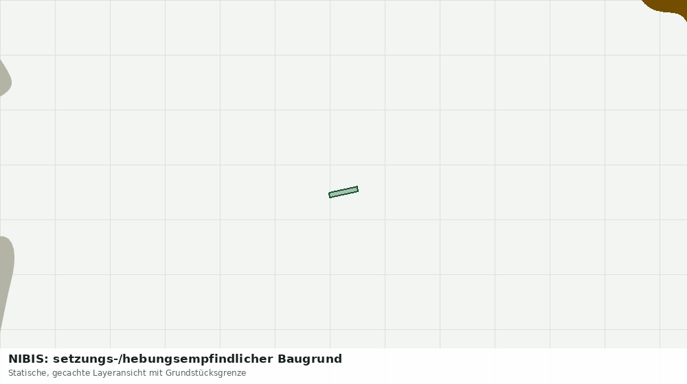 Statische Kartenansicht: NIBIS: setzungs-/hebungsempfindlicher Baugrund