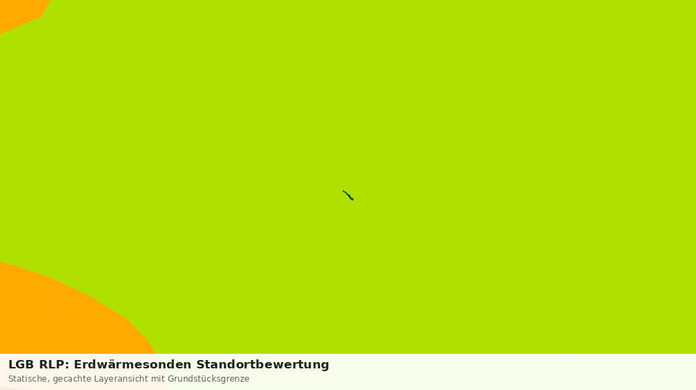 Statische Kartenansicht: LGB RLP: Erdwärmesonden Standortbewertung