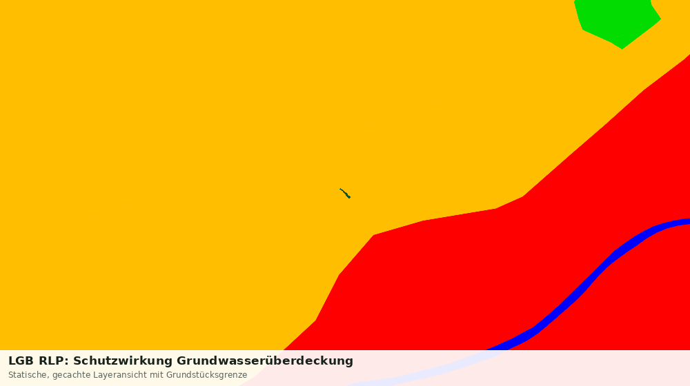 Statische Kartenansicht: LGB RLP: Schutzwirkung Grundwasserüberdeckung