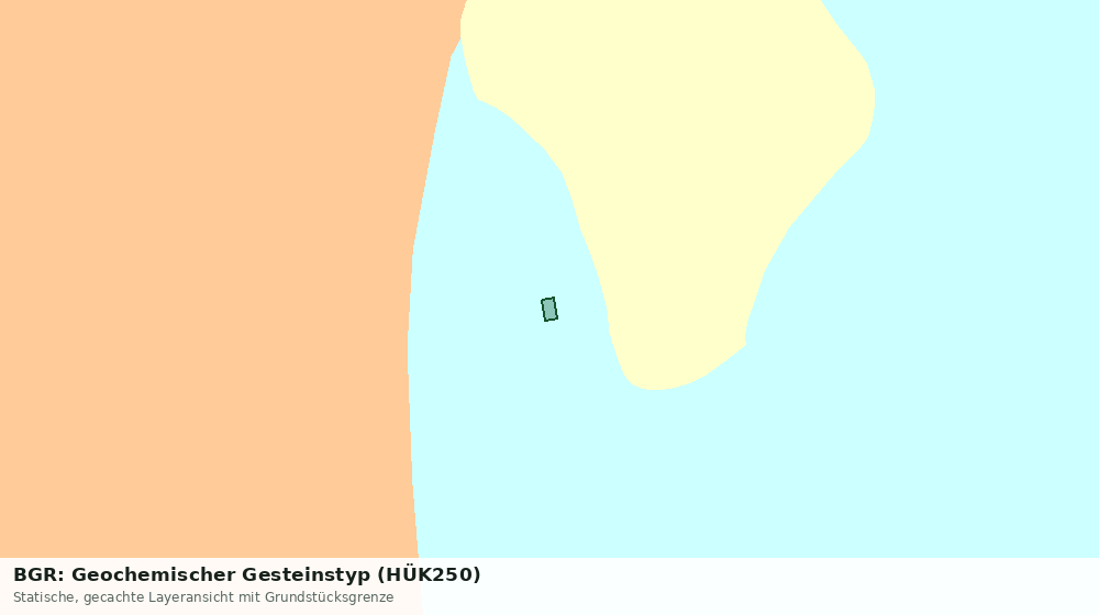 Statische Kartenansicht: BGR: Geochemischer Gesteinstyp (HÜK250)