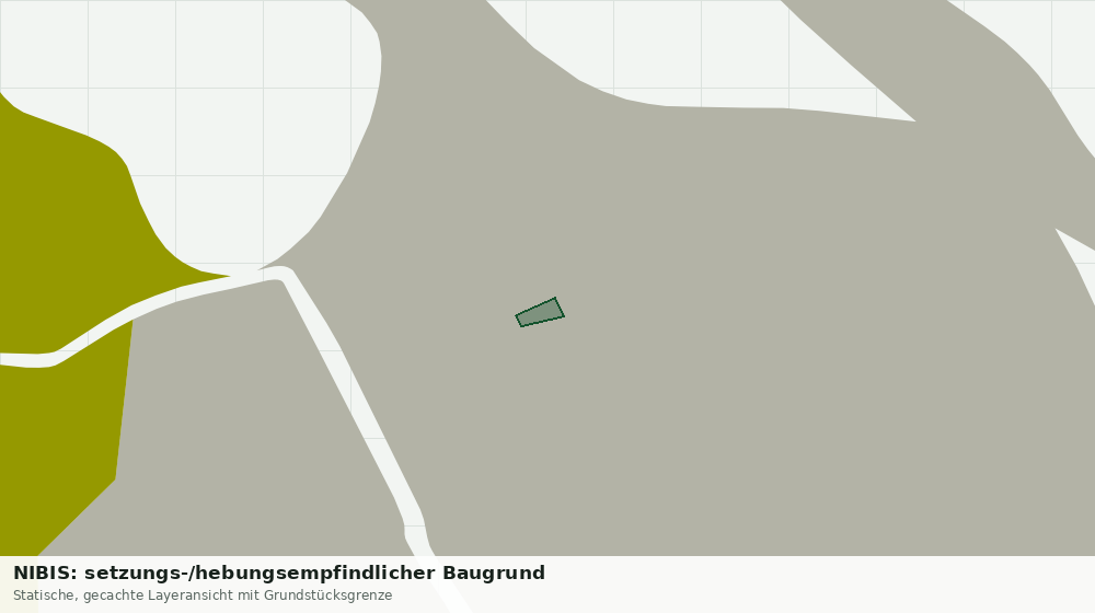 Statische Kartenansicht: NIBIS: setzungs-/hebungsempfindlicher Baugrund