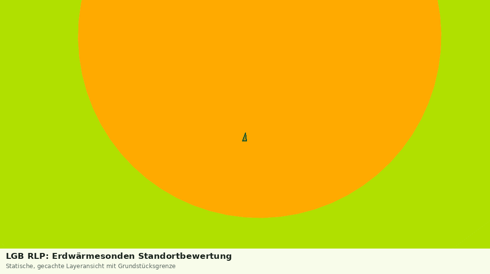 Statische Kartenansicht: LGB RLP: Erdwärmesonden Standortbewertung