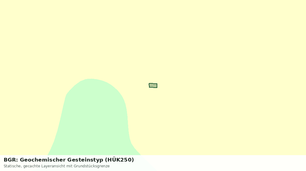 Statische Kartenansicht: BGR: Geochemischer Gesteinstyp (HÜK250)